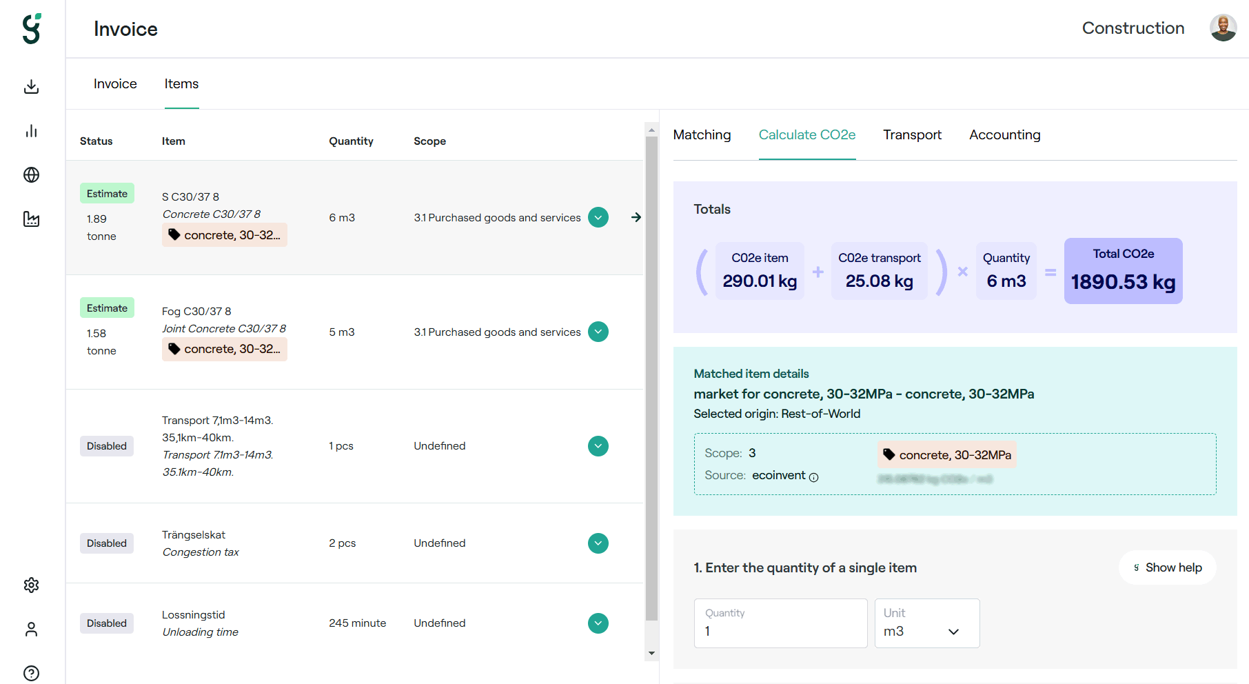 Upload supplier invoices